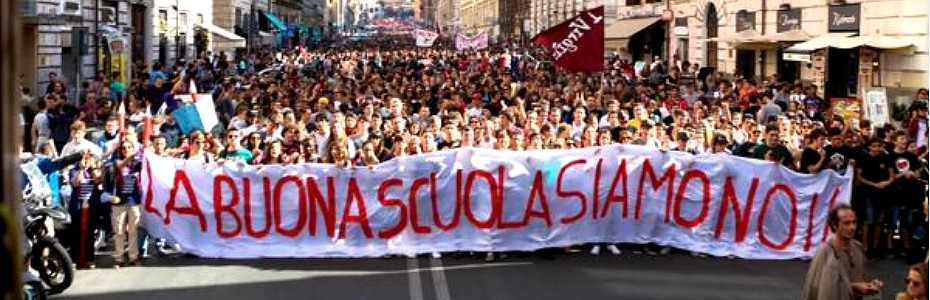 Il 5 maggio studenti e professori contro la “buona scuola” di Renzi