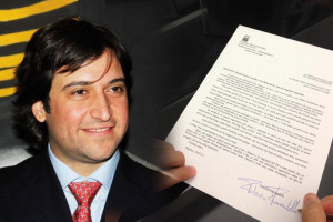 La lettera di dimissioni firmata da Fabrizio Ferrandelli (Pd)