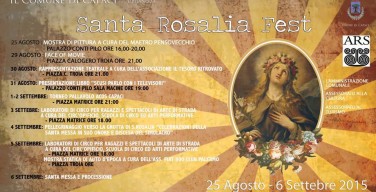 Capaci, parte il Santa Rosalia Fest