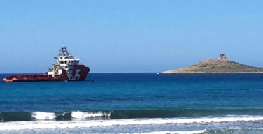 Rimozione di un cavo di fibra ottica a Isola delle Femmine, interdetto un tratto di mare