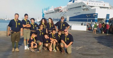 Gli scout di Isola delle Femmine al raduno nazionale Asci a Viterbo