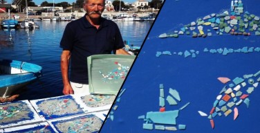 Pesci di plastica nel mercato ittico di Isola delle Femmine