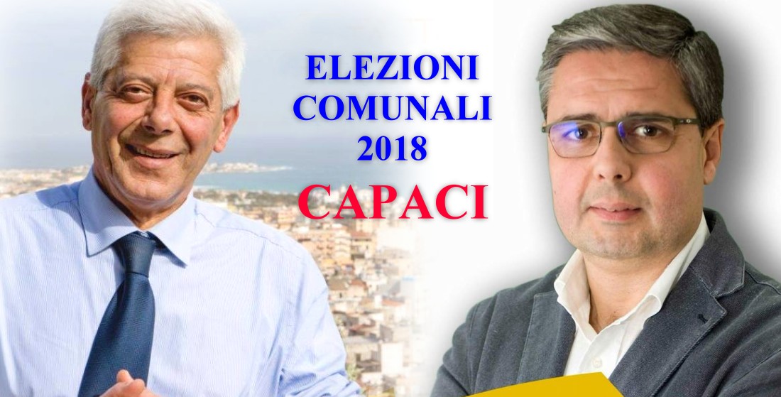 Capaci, elezioni amministrative 2018. A sfidarsi sono Pietro Puccio ed Erasmo Vassallo