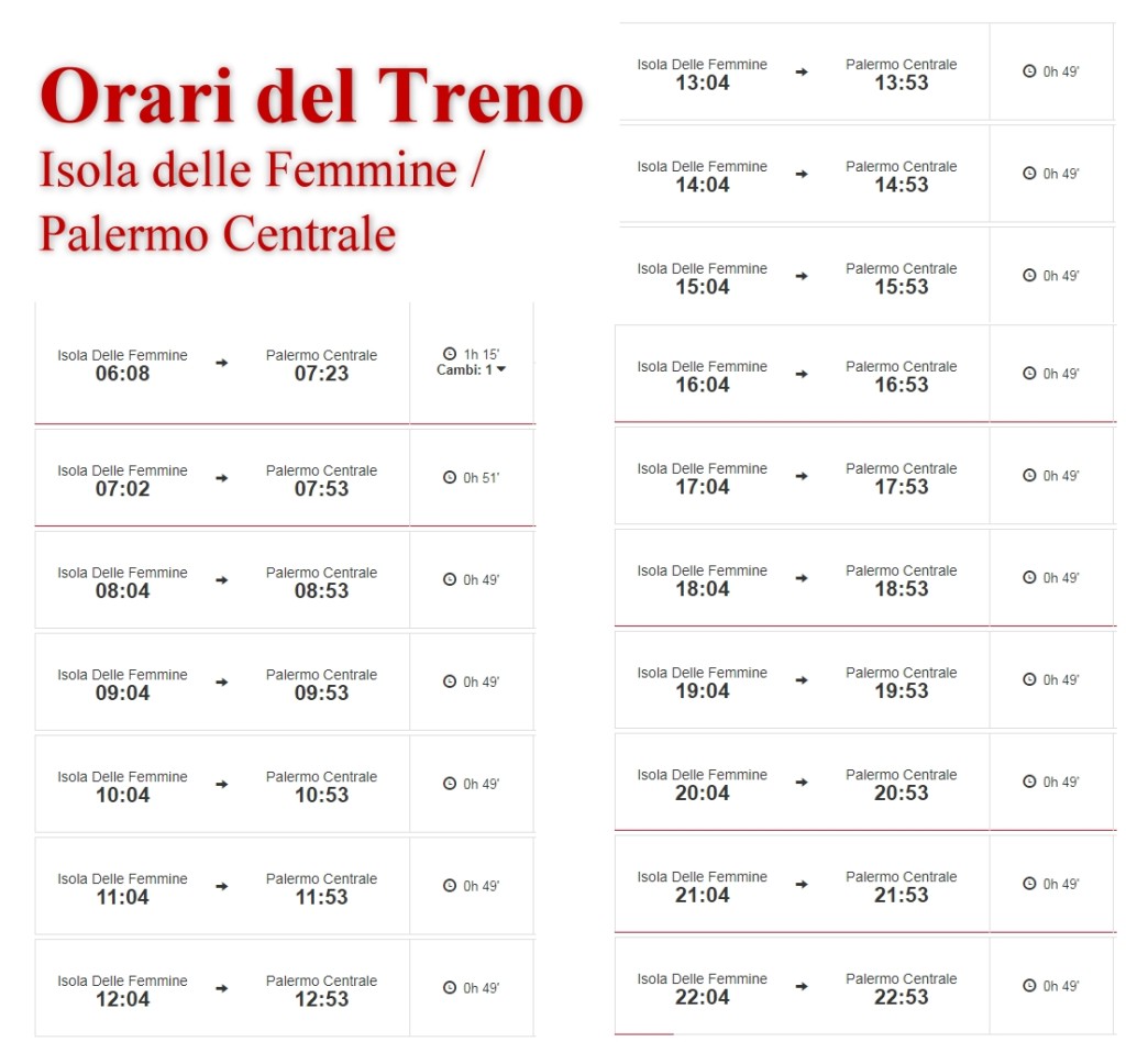 orari treno